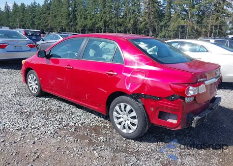 2013 Toyota Corolla Le из США, поврежденный, VIN 5YFBU4EE6DP206220